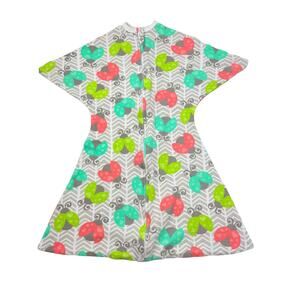 Zipadee Zip by Sleeping Baby Ladybug Print Zippy Sleepsack, 3/6m